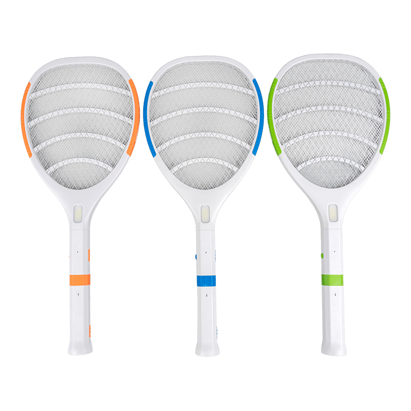 FF-808 Smontaggio della torcia elettrica con batteria al piombo-acido a luce LED 400mAh scacciamosche elettrico domestico