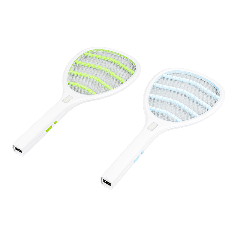 Scacciamosche elettrico con batteria al piombo-acido a otto fili bicolore FF-987A da 400 mAh con luce Scacciamosche elettrico con batteria al piombo-acido a otto fili bicolore FF-987A da 400 mAh con luce