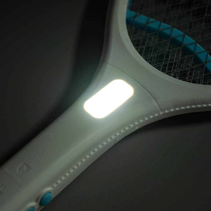 Scacciamosche elettrico con batteria al piombo-acido a otto fili bicolore FF-987A da 400 mAh con luce Scacciamosche elettrico con batteria al piombo-acido a otto fili bicolore FF-987A da 400 mAh con luce